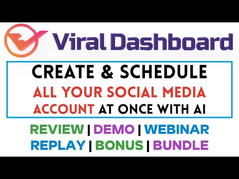 Viral Dashboard AI – أنشئ وجدول جميع منشوراتك على وسائل التواصل الاجتماعي.