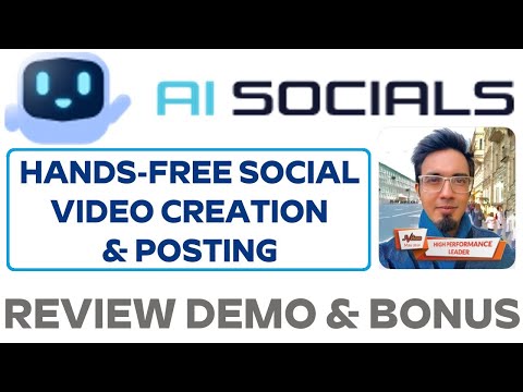 AI Socials – منصة AI Socials – نظام ذكاء اصطناعي جديد يقوم تلقائيًا بإنشاء وجدولة ونشر محتوى فيديو لوسائل التواصل الاجتماعي لعدة أشهر دون أي تدخل يدوي. ما عليك سوى إدخال كلمة مفتاحية، وسيقوم الذكاء الاصطناعي بإنشاء مئات من مقاطع الفيديو والمحتوى عالي الجودة، ونشرها باستمرار على وسائل التواصل الاجتماعي باستخدام خاصية “الجدولة الذاتية” المدعومة بالذكاء الاصطناعي.