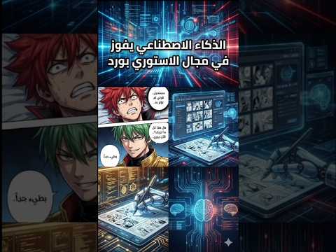 إنشاء المانجا بالذكاء الاصطناعي مجاناً 😶 #ذكاء_اصطناعي #ai