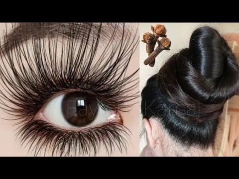 احصلي على رموش وحواجب كثيفة‼️ في 3 ايام وشعر طويل ‼️بمكونات طبيعية ‼️
