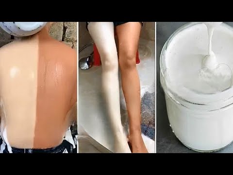 معجزة معلقة النشا‼️يزيل سواد 20 سنة تبييض للابد للأبد والجسم كله في 5 دقائق