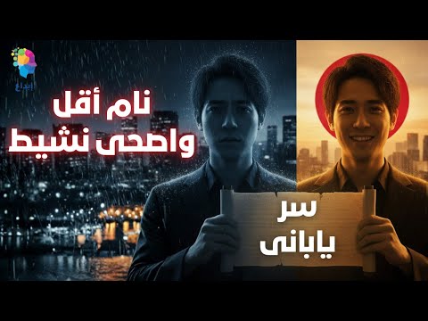 ٧ عادات يابانية هتخليك تنام أقل وتصحى بنشاط من غير تعب