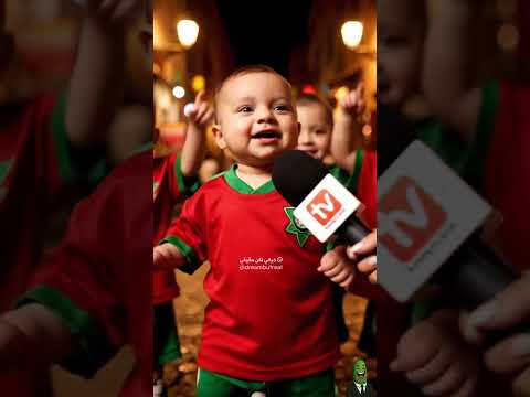 مستر بيبي هو واخواته رايح يتفرج عمباراة المغرب ونيجيريا 😨