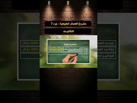 مشروع العصائر الطبيعية   التكاليف جزء 7 #shorts