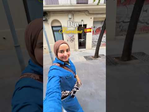 Day1 | barcelona 🍁🇪🇸جربنا اغلي اكله في برشلونة 🙄