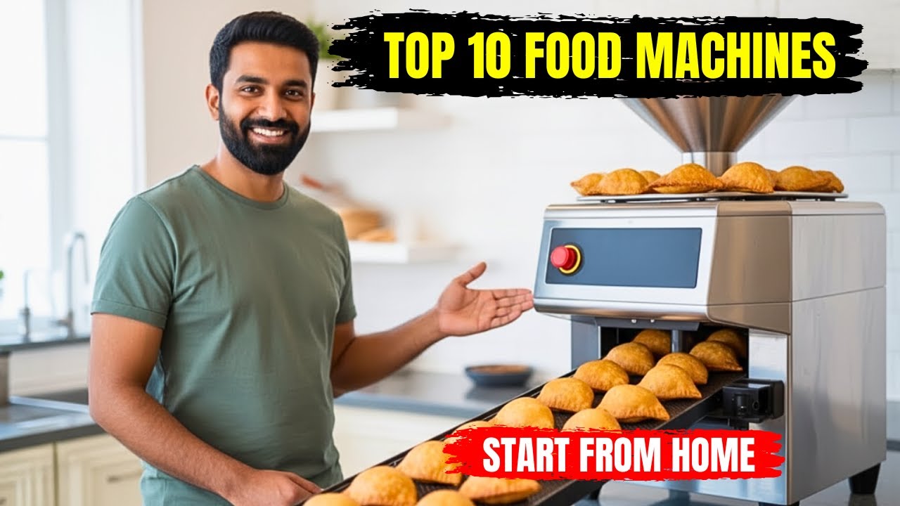 أفضل 10 آلات صغيرة مربحة لإنتاج الأطعمة يمكنك البدء بها من المنزل.