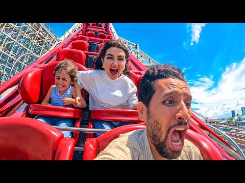 قررنا نجرب أقوى قطار الموت في استراليا | متنا رعب !! AU