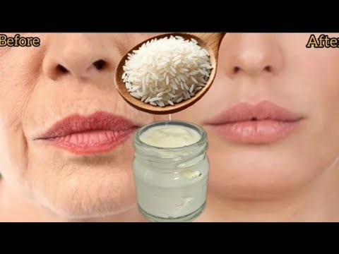 الارز والماء ‼️ضعيها على التجاعيد ستختفي فورا ‼️ استيقظي ببشرة أصغر 20 سنة