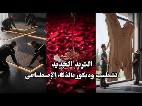 إنشاء فديوهات ترند التشطيب والديكور بالذكاء الإصطناعي "تايم لابس تصميم فاخر"
