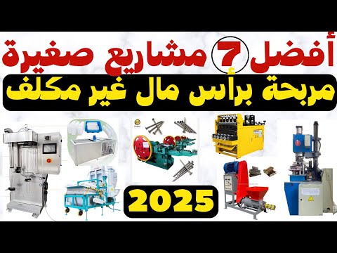 أفضل 7 مشاريع صغيرة مربحة 2025 | مشاريع ناجحة برأس مال بسيط