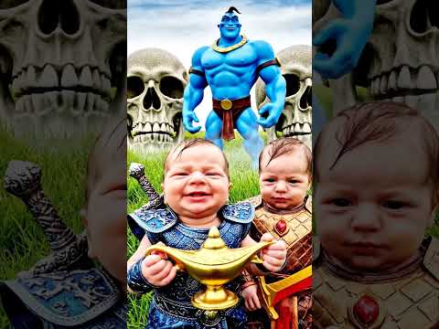 مارد المصباح والتوأم 😂