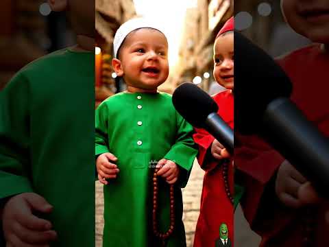 طفلين بعمر شهر من الصبح يروحو على المسجد مشان يصلو صلاة الجمعة 🥹