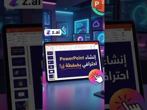 powerpoint احترافي في ثواني 😮 #ذكاء_اصطناعي #ai