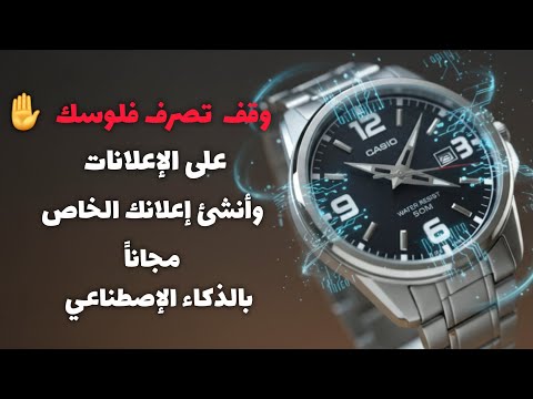 إبدأ واربح 🤩 تصميم إعلان CGI للمنتجات مجاناً باستخدام الذكاء الاصطناعي وازالة العلامة المائية