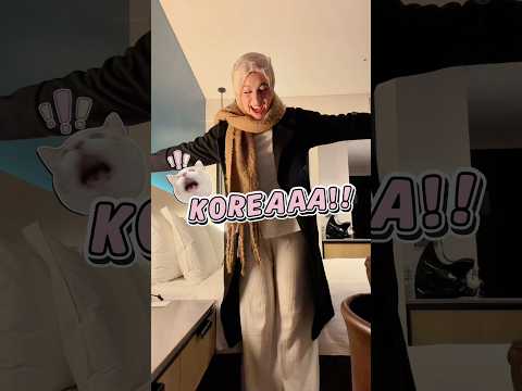 اهلًا بكم من كورييااااا🥹🇰🇷 يلا نسافر كوريا مع بعض✈️قولولي حابين فيديوهات ايه من هناك؟🤭 #كوريا