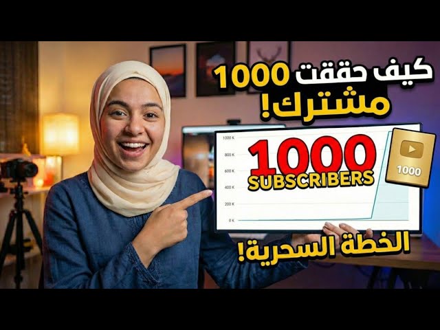 أسرع طرق زيادة المشتركين1000 مشترك على يوتيوب