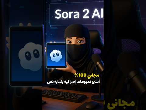 sora 2 مجاني تماماً 🤩🤩🤩 #ذكاء_اصطناعي #ai