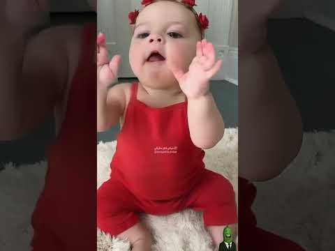 طفلة عربية جميلة جدا ترقص على اغنية الخالة نوسا 😍😂💃