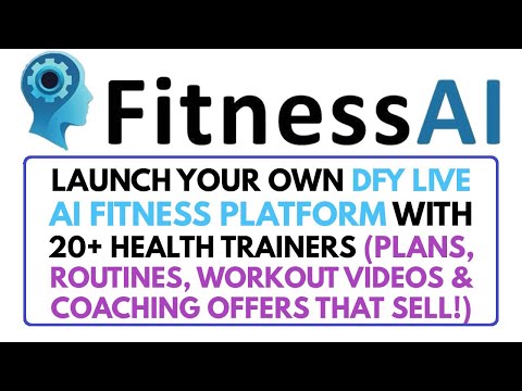 FitnessAI — احصل على لياقة بدنية أقوى وأسرع باستخدام الذكاء الاصطناعي. أنشئ وبيع المئات من فيديوهات التمارين الرياضية المخصصة والمزيد بأكثر من 100 لغة في ثوانٍ معدودة. بأكثر من ١٠٠ لغة ببضع نقرات ببضع نقرات = حوّل جهاز الكمبيوتر المحمول الخاص بك إلى مشروع لياقة بدنية مؤتمت بالكامل منصة صالة رياضية متكاملة تعمل بالذكاء الاصطناعي مع مدربو الصحة، 20 مباشر فعّل صالة الألعاب الرياضية المباشرة بالذكاء الاصطناعي وابدأ في جذب أعضاء جدد يوميًا – بدون استخدام اليدين، وقابل للتطوير، وذكي