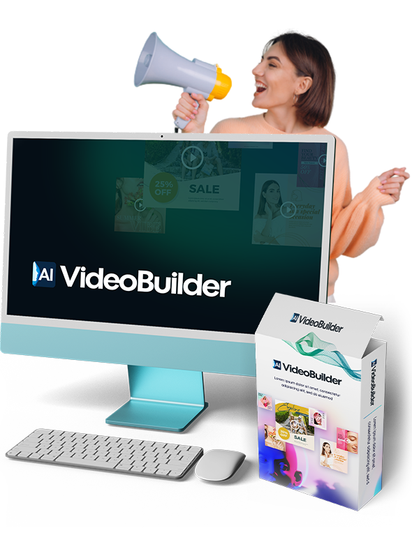 AI Video Builder – أنشئ مقاطع فيديو بمجرد كلمة مفتاحية باستخدام مساعد الدردشة الآلي بالكامل! أنتج مقاطع فيديو طويلة بجميع اللغات والمواضيع باستخدام الدردشة المدعومة بالذكاء الاصطناعي | من رابط URL | من قالب جاهز | من الصفر