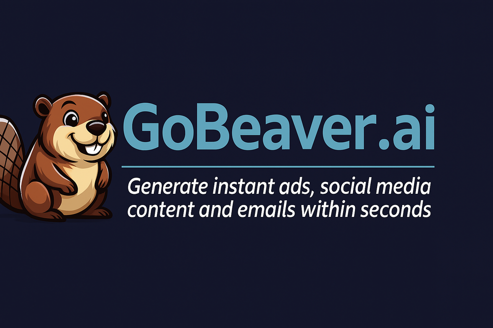 Go Beaver A.I -كيف أربح ما يصل إلى 2464 دولارًا يوميًا من خلال التجسس على إعلانات منافسيّ الرابحة ونسخها واستنساخها باستخدام الذكاء الاصطناعي. الأداة الأمثل لأتمتة إعلانات الذكاء الاصطناعي ووسائل التواصل الاجتماعي والمحتوى.