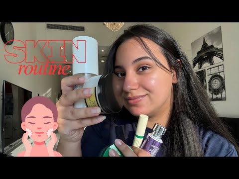 روتين بشرتي المختلطه بالتفاصيل