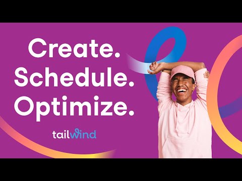 أداة إدارة وسائل التواصل الاجتماعي Tailwind | إنشاء وجدولة وتحسين