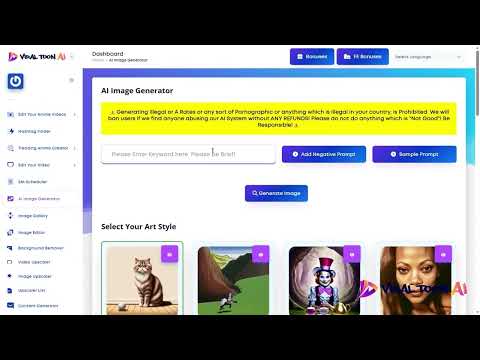 Viral Toon AI Review & Demo – Viral Toon AI System By Justin Opay