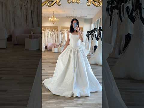 Wedding dress try on | historic venue inspiration #shorts