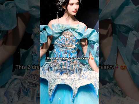 ⏳️2 dress i bet u never see it before💫#fashion #runway #dress #shortvideos #viralvideo #shorts