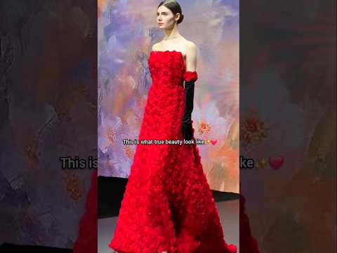 Most beautiful & expensive dress u must see✨️❤️😍#fashion #runway #dress #shortvideos #viralvideo