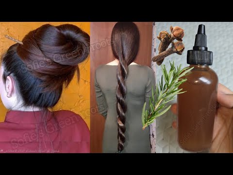 تطويل الشعر بجنون بدون غسل وصفة هندية رشة قبل النوم يوقف التساقط يقوي الشعر 👌كيراتين طبيعي