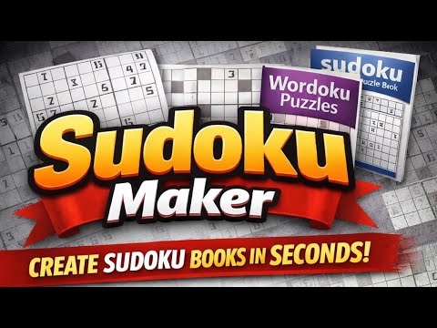 Soduku Maker Review Demo – How To Create KDP-Ready Sudoku Books For Amazon KDP