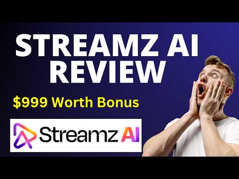 Streamz AI Review | How it Works? Watch Complete DEMO
