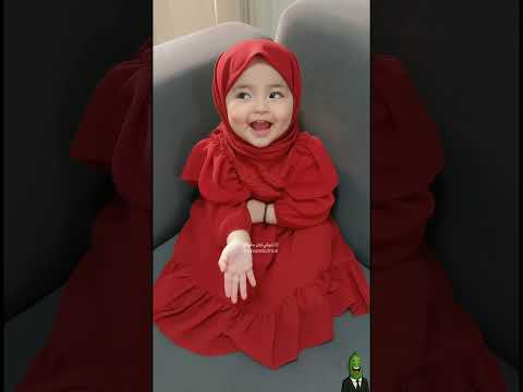 طفلة محجبة جميلة ترقص على الترند الجديد 😍