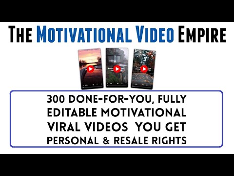 The Motivational Video Empire Review – Done-For-You Motivational Viral Short Videos