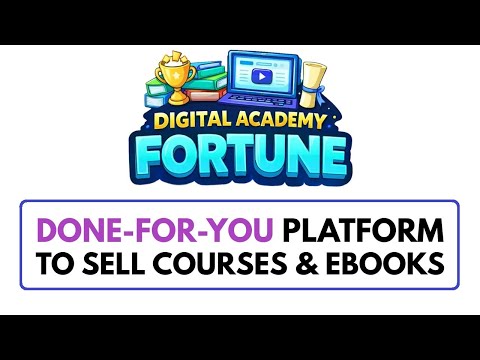 أكاديمية فورتشن الرقمية – مراجعة وعرض توضيحي ومكافأة – موقع إلكتروني جاهز للدورات التدريبية
