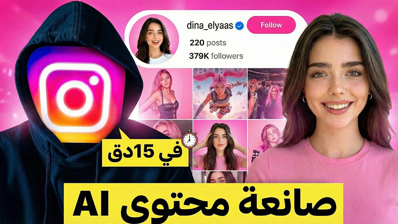 تعلم تصنع AI Influencer قبل ما يفوتك الترند 🚨