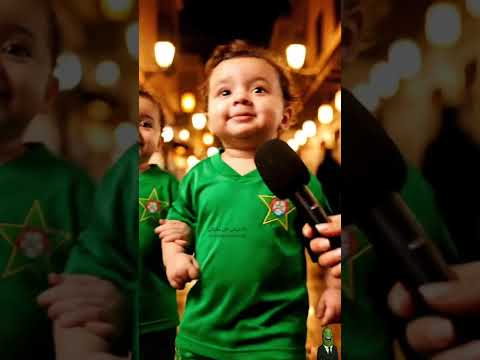 مستر بيبي هو وأخوه بشوارع رايحين يتفرجو على مباراة المغرب وزامبيا 😨