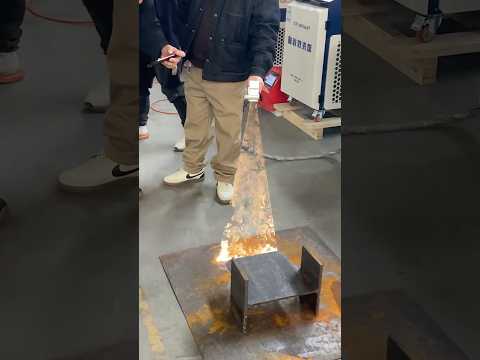 Watch Rust Disappear With a Laser Cleaner