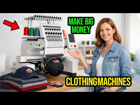 10 Clothing Machines You Can Start at Home and Make Money With Low Budget