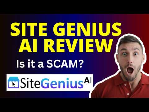 SiteGenius AI Review | What it is? Is it a SCAM?