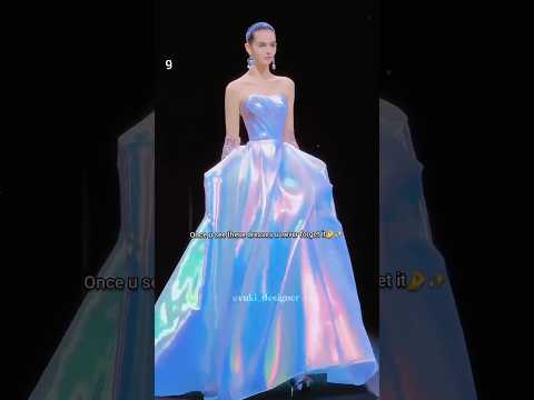 Words Can’t Describe How Beautiful This Dress Is😍#fashion #dress #shorts #runway #weddingdress
