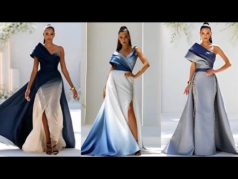 Crystal Panel Fishtail Gown Strides Confidence