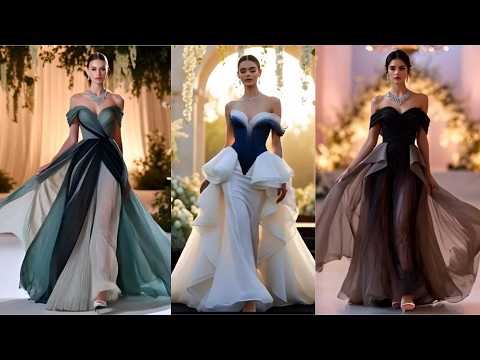 Glamorous Evening Gowns ✨  Luxury Fashion Collection