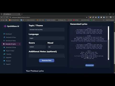SynthWave AI Review & Demo – SynthWave AI System By Akshat Gupta