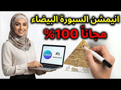 إزاي تصنع فيديوهات انيمشن السبورة البيضاء الاحترافية ..مجانًا 100%!😱