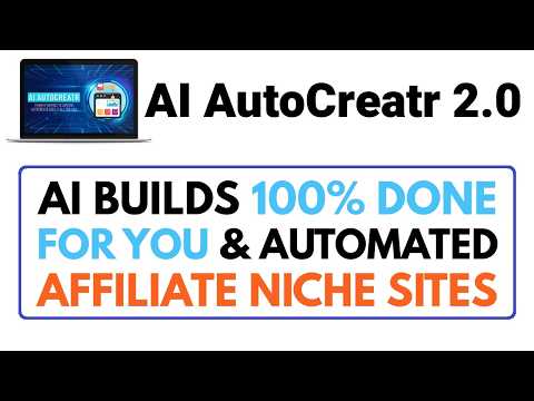 AI AutoCreatr 2.0 Review Demo Bonus – Done For You Niche Site Creator