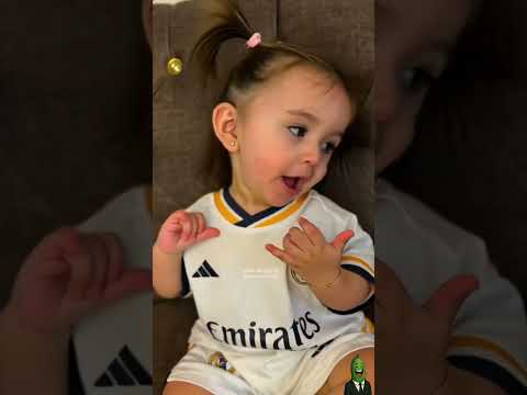 بنت مدريدية جميلة جدا تقلد حفيظ الدراجي كونيا برونو لوك شو😍😂