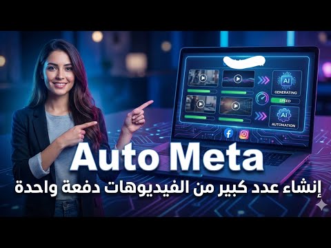 إنشاء عدد لا نهائي من الفديوهات دفعة واحدة 🔥 اداة Auto meta لأتمتة الفديوهات 🔥